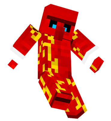 He is a red golem :V