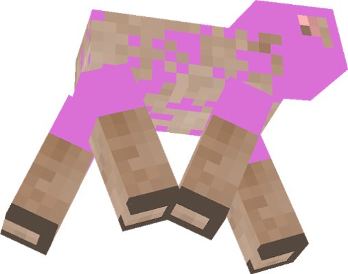 pink sheep from exploiding tnt