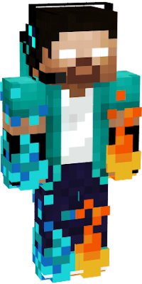 angry Herobrine, Minecraft Skin