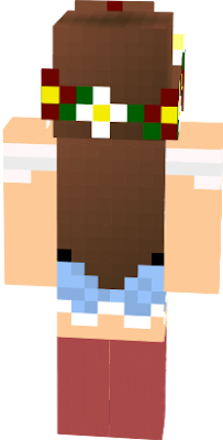 This is my rp skin and no one take it plz I really like it so ya.DESCRIPTION:a girl with brown eyes and hair and a flower crown she is wearing shorts and brown boots she has a white t-shirt...AND SHE'S MINE!BTW her name is Miri