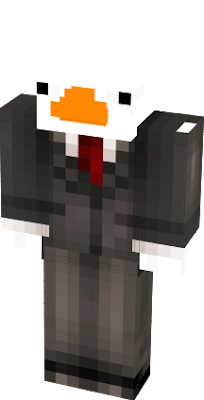 goose with suit
