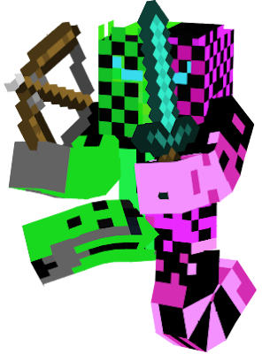I like popularmmos,creepers,and endermen so i combined them,and it's AWSOME!!!!