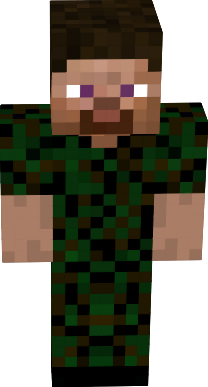 Found a pretty good camo outfit, edited and made it better.