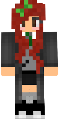 This is a minecraft version of my rp character on most roleplays :)