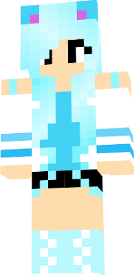 a nice blue skin with cat ears it is based of a skin named Ice Cat Girl