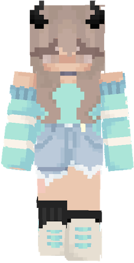 aesthetic minecraft skins for girls 🌙🌻 w/ download links 