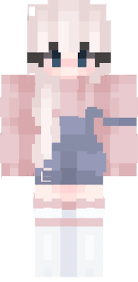 A cute pink girl with overalls that I pasted the url for