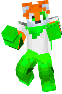 With a Creeper Cape ! ^^ Cactus The Fox Collection