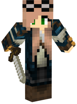 Kelsey was a Supporting Character in Kirberation Online Pirate Skyway: Minecraft Story Mode Edition, she holds her Fantasy Iron Dragon Sword for battle. When she comes to Jesse. She will battle them. When she was defeated. She joins the Adventure. Her Ultra Attack was Fantasy Iron Dragon Slash to slash Enemies.