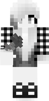 This is a version of my skin but changed into black & white...! Enjoy this skin! -KeiraLee01