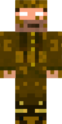 This Herobrine has been serving in the trenches of world war 1, his beard has grown, his cloths are muddy and he has not washed for a while, he is not covered in head and body lice, and having constant diarrhea from the new chemical treated water.