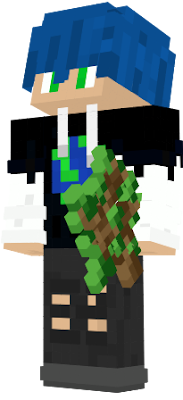 Visit teamtrees.com and donate TODAY! if you like this skin, donate 1$ and a tree will be planted! This is a non-profit organization founded by mrbeast, a youtuber. Check out his vid for more information!