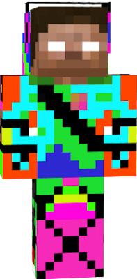 Awesome Herobrine with lots of color