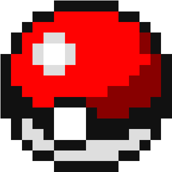 Poke Ball Pixel Art – BRIK