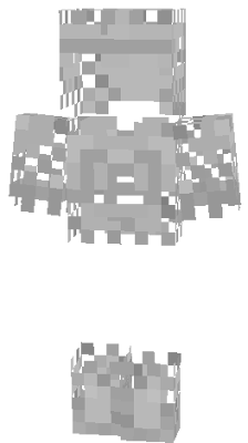 minecraft papercraft zombie with armor