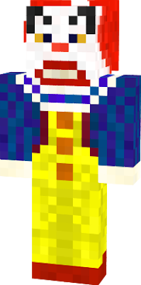 Made by Zepol_John AND ONLY ZEPOL_JOHN, a skin of the clown named Pennywise from Stephen King's 
