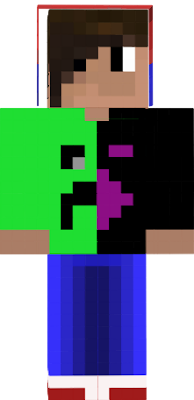 está é minha skin do Minecraft só usem com autorização (ou se gostarem de mim haha)