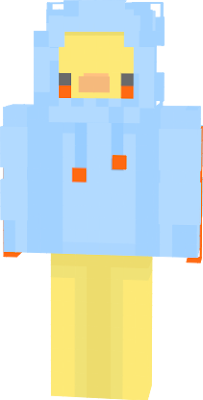 cockatiel in blue hoodie