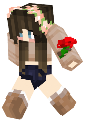 NOT MY SKIN! i fixed up the flowers a lot