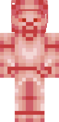 a drained red steve