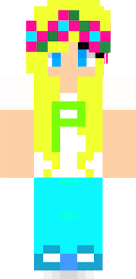Pixel Gaming kanalına ait kız skini.