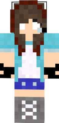 I kind of made me a Herobrine girl person... Idk :P