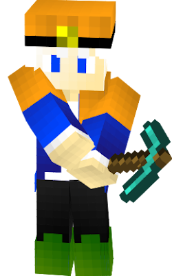 he's become miner at any hard mod he hide under world
