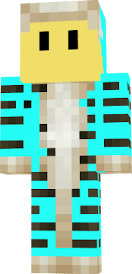 a blue tiger costume