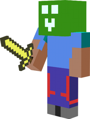 creeper is hapy! hi have gold...