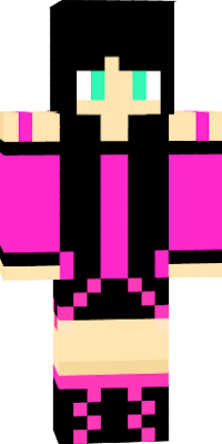 This skin is very dark and bright at the same time.This skin is awesome for any girly gamer like me