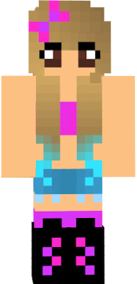 made my bestie Taylor a minecraft skin for her