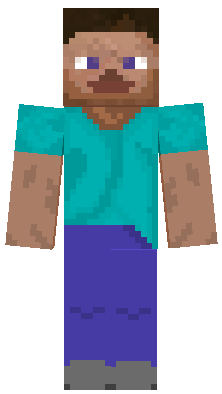 Editor - Minecraft skin (64x64, Steve)