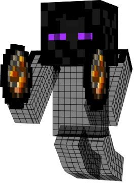 My imagination of a ender creature. Skin good for fights to deceive opponents to hide your real body dimensions. Also looks good to me.