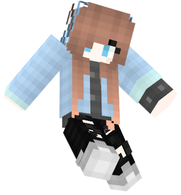 I like this new skin! I made it to look sort of like me ;3