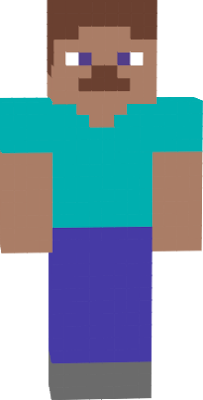 A steve without textures !