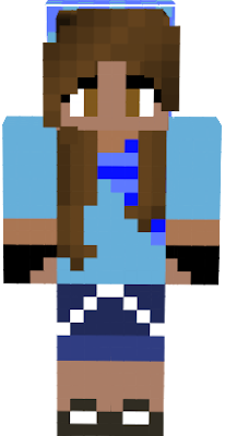 I improved her a bit. If you are going to use her skin, please don't use it on windows 10 minecraft or xbox minecraft. And if ur using it in a youtube video, please give me credit.