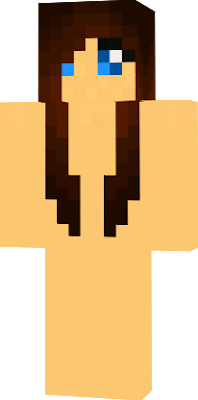 A basic Minecraft girl with hair. Just add your own clothes.