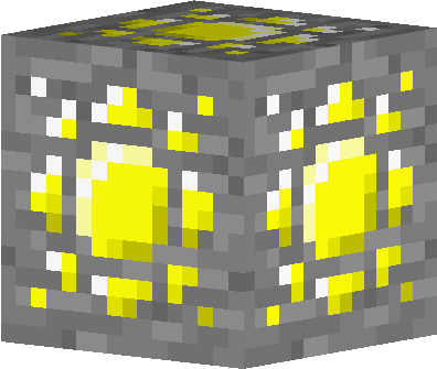 An amazing Golden ore Maded by Me... I make it round because the Golden Ingot that is smelted from this Block has A Rounded Shape