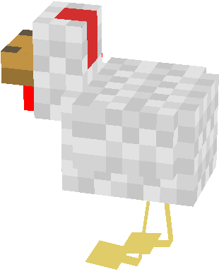 Tutorial PaperCraft Minecraft - Galinha / Chicken 