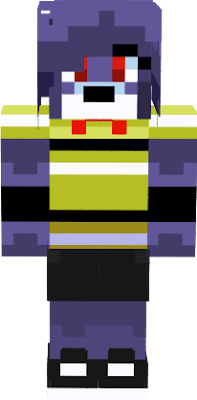 A skin for the character Bonnie from the fan game Fnia Reborn. This is a recolor, the original skin is https://minecraft.novaskin.me/skin/5469423488/Fnia-Bonnie-RB-V2