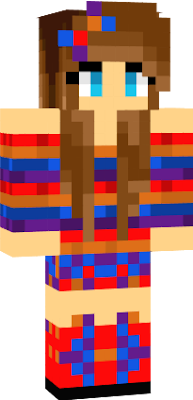 This outfit matches the colours of the hotel Fastmario5 and I have in orangecraft