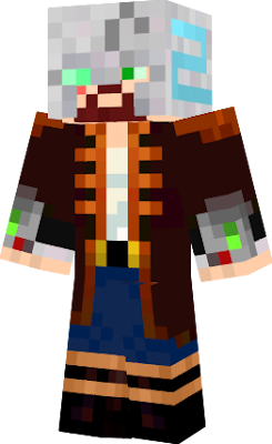 Newest version of my skin, done a lot of work on the face under the mask.