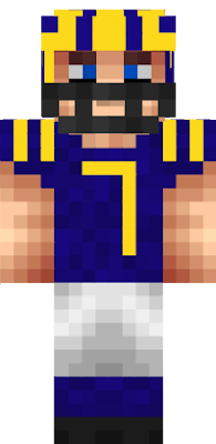 Yasky Loves Foot Ball so his first minecraft skin is Foot Ball