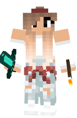 If you upload this skin to your minecraft you are a cool girl :D