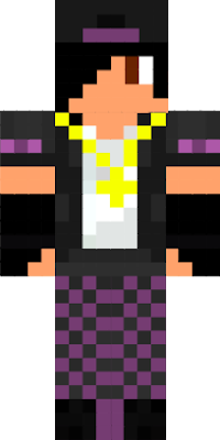 uma skin de um cara descolado vestido com roupas que simulam um enderman!Criado por um br - Nickname no minecraft: XKobra