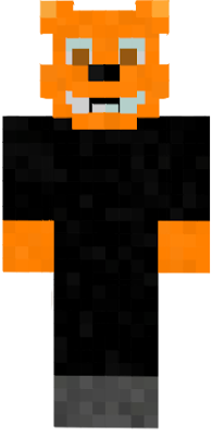 This is my second skin ever. The story on this dude is when I was thinking of a FNAF skin around when the second Fnaf (Five Nights At Freddy's) came out. I wanted to make a refrence with my first Minecraft skin so, I drew him, a week later, I made this.