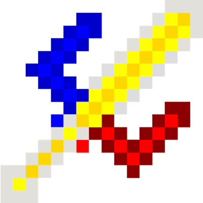 A TRIPLE ELEMENT SWORD WITH LIGHT FIRE AND SEA