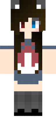 It's my character but with the uniform of Yandere Simulator