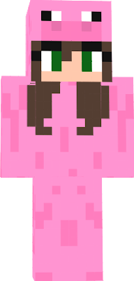 A pretty girl with a brown bob and green eyes in an adorable pig onesie! Plase like if you enjoy and give me sugggestions for new skins in the comments below! Hope you enjoy happy crafting!