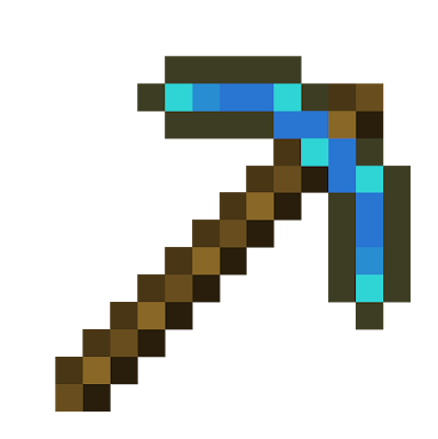 Turning Gold Pickaxe Into Diamond One?!?